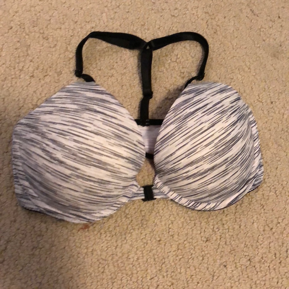Pink push-up bra
